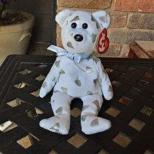 2009 Ty Beanie Baby Hershey Kiss Creamy Bear with Original Tag